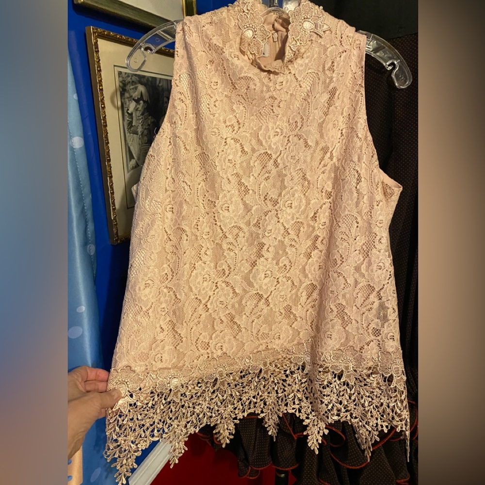 Vintage Sleeveless Lace Top 15/16